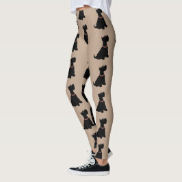 Leggings de Cães Scottie