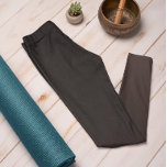 Leggings de café castanho de café de Tendência do<br><div class="desc">Na moda Café Marrom sutil leggings ombre de nossa coleção de cores de tendência Autumn e Winter 2023/24 oferece charme de eterno. Estas Leggings em forma de "Ombre Cyan Leggings" apresentam um gradiente, desaparecendo do escuro no topo para a cor mais clara/mais clara nas pernas. Estas leggings de ombro marrom-escuro...</div>