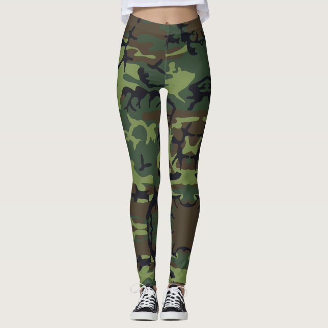 Leggings de camo verde (Frente)