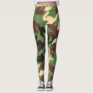 Leggings de camoflag do exército