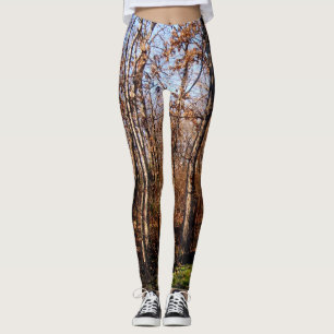 Leggings de Camouflage de Padrão de Árvore