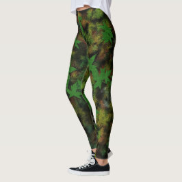 Leggings de camuflagem