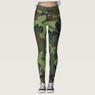 Leggings de Camuflagem Personalizadas