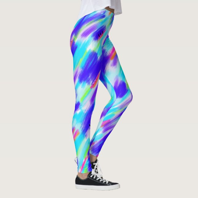 Leggings de caos coloridas (Direita)