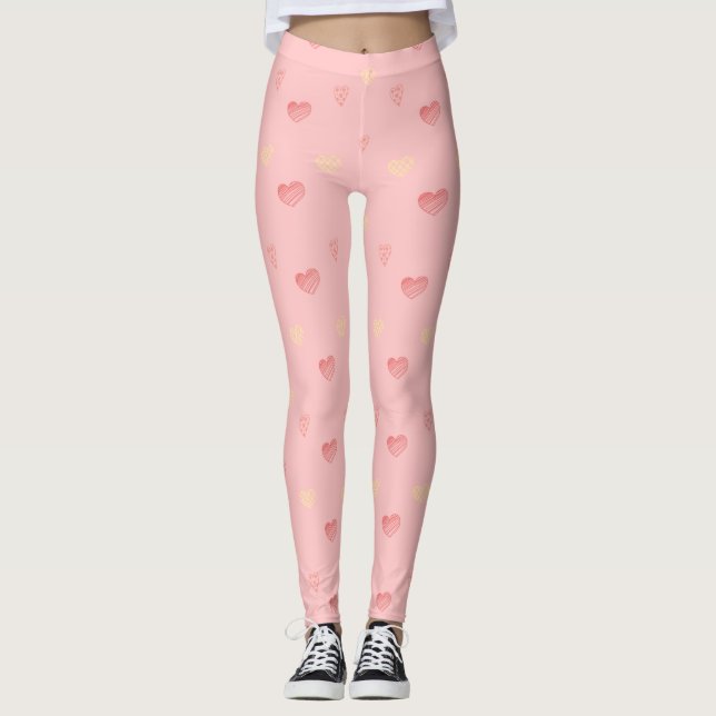 Leggings de Carroçaria Rosa (Frente)