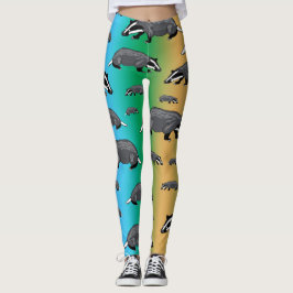 Leggings de Cartoon de Badger