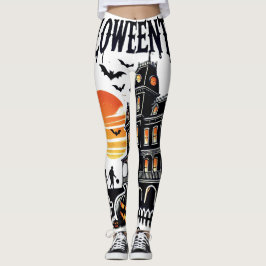 Leggings de Cena de Halloween Spooky