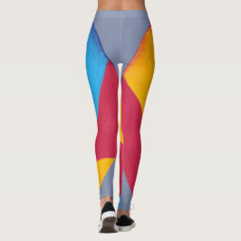 Leggings de Cinzas de Bola de Praia