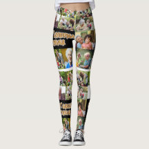 Leggings de Colagem de Fotos Personalizadas 10