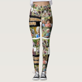 Leggings de Colagem de Fotos Personalizadas 10