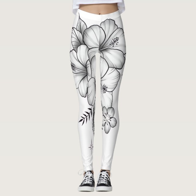 Leggings de conforto para o dia todo - Suave, eleg (Frente)