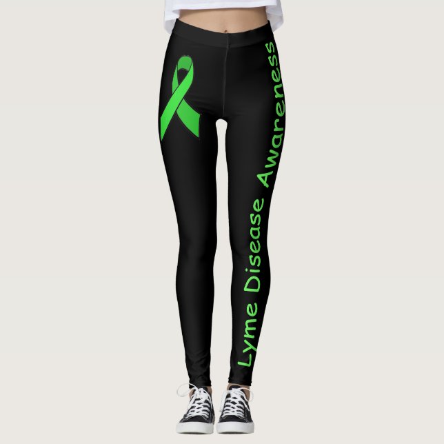 Leggings de consciência da doença de Lyme (Frente)
