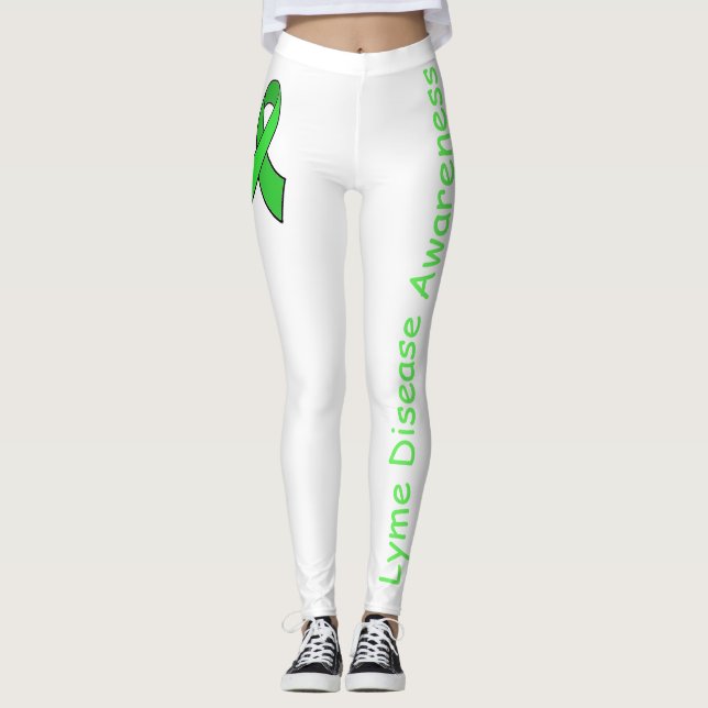 Leggings de Conscientização da Doença de Lyme (Frente)