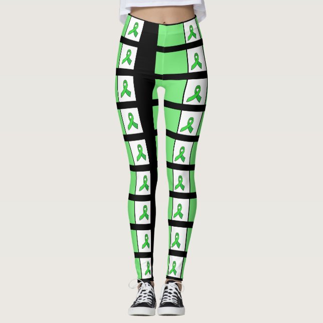 Leggings de Conscientização da Doença de Lyme (Frente)
