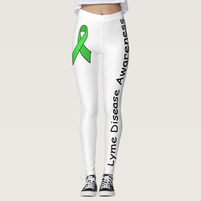 Leggings de Conscientização da Doença de Lyme (Frente)