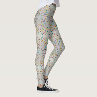 Leggings de Corações Aquarela Pequenos