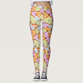 Leggings de Corações Doces