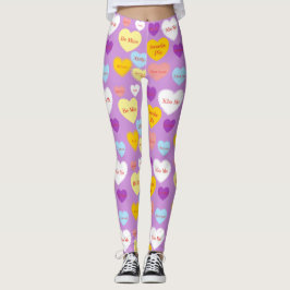 Leggings de Corações Doces