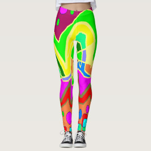 Leggings de cores brilhantes extras