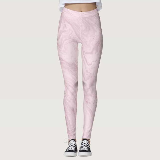 Leggings de Cores d'Água Estonteantes para Qualque (Frente)