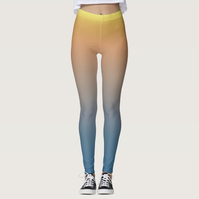 Leggings de cores de látex (Frente)