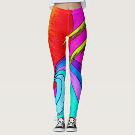 Leggings de cores de verão
