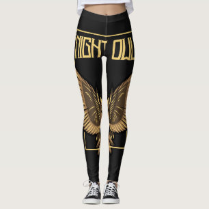 Leggings de Coruja Noturna