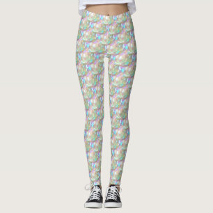 Leggings de cosplay em Escala de Dragões Iridescen