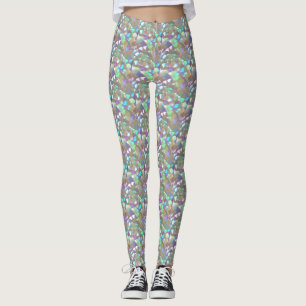 Leggings de Cosplay Iridescentes Lizard