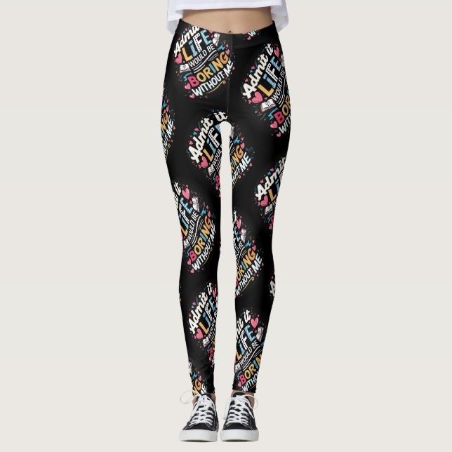 Leggings de Cotação (Frente)
