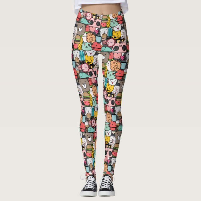 Leggings de Critério Adoráveis (Frente)