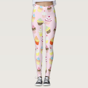 Leggings de Cupcake Whimsical