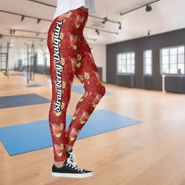 Leggings de Daiquiri de Morango