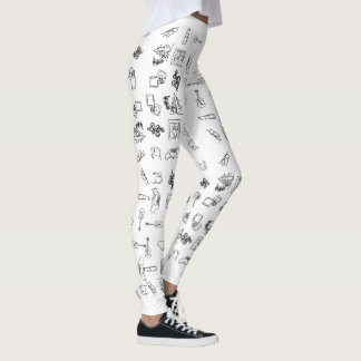 Leggings de Desenho da Linha Taylor Eras