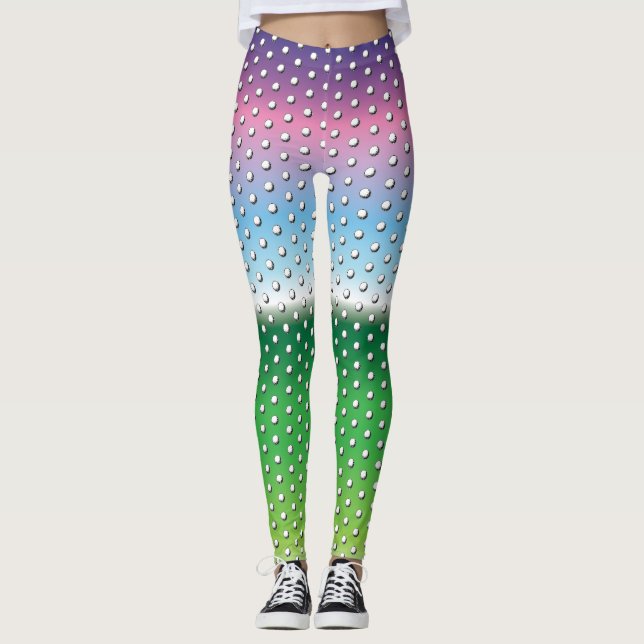 Leggings de Design de Golfe Elegante minimalista (Frente)