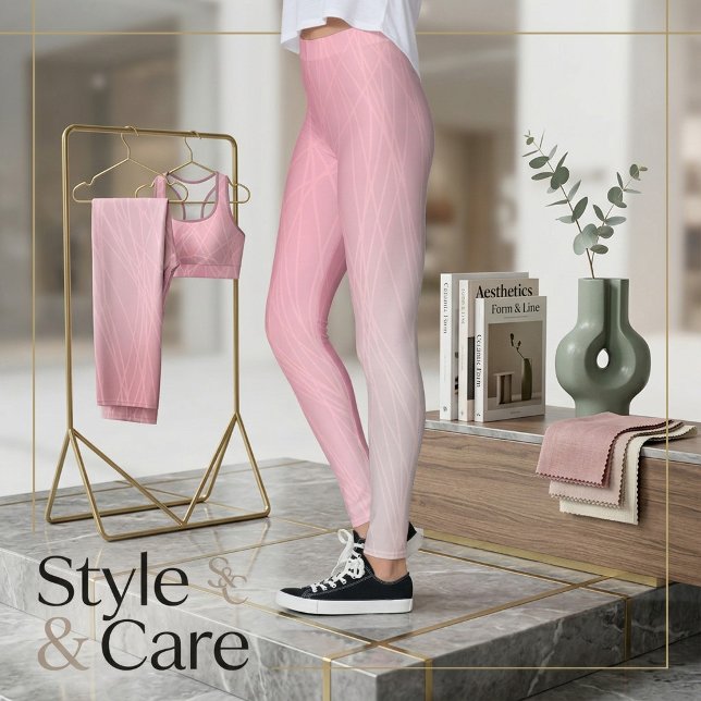 Leggings de Design de Luz Abstrata - Estilo Único (Abstract Light Design Leggings - Unique Style)