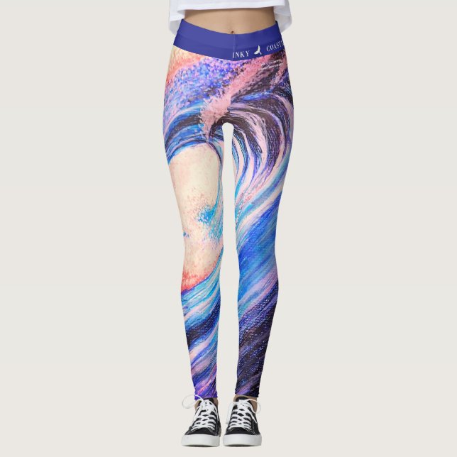 Leggings de Design de onda Recoleta (Frente)