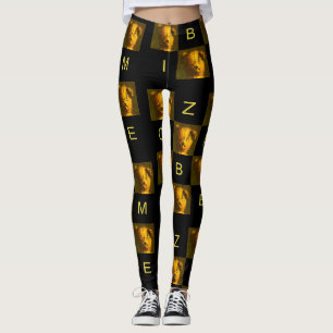 Leggings de Design do Urso Zombie Teddy
