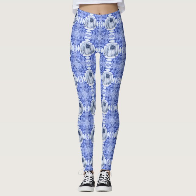 Leggings de Design Pekingese (Frente)