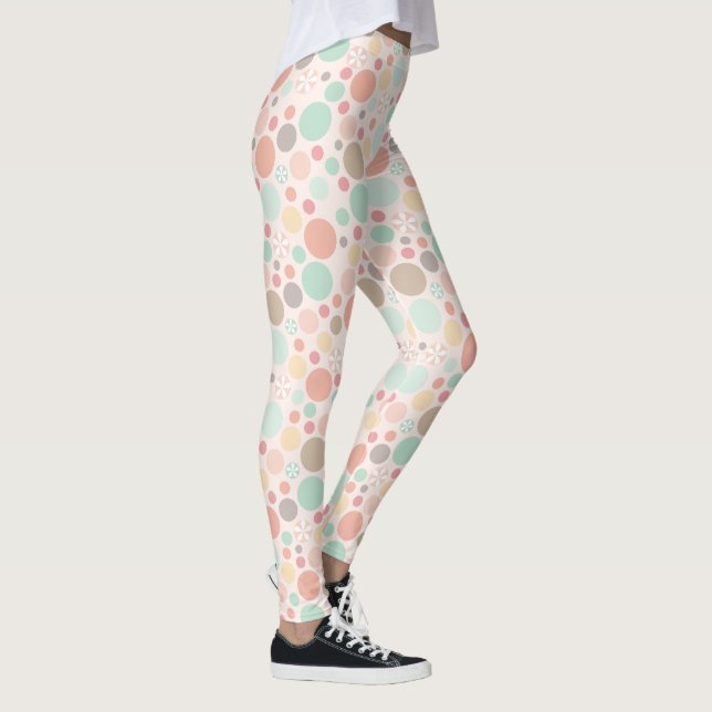 Leggings de Designer com Pontos Cool (Direita)