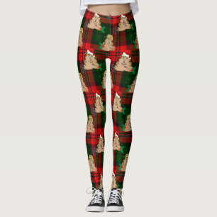 leggings de despejo de natal
