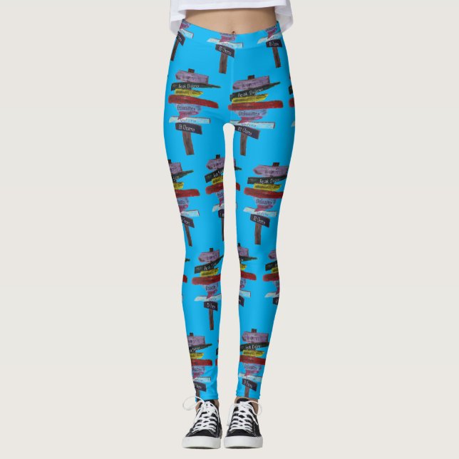 Leggings de Destinos de Subida (Frente)