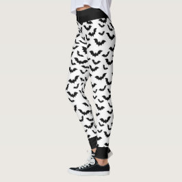 Leggings de Dia das Bruxas dos Grandes Morcegos Ne