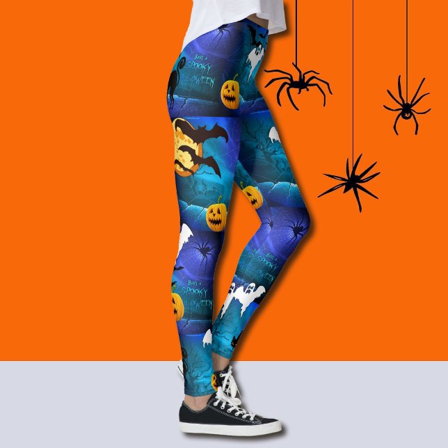 Leggings de Dia das Bruxas Spooky Cortando Calças (Criador carregado)