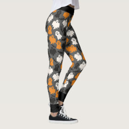 Leggings de Dia das Bruxas Spooky Ghost