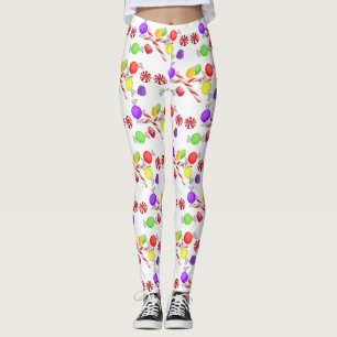 Leggings de doces de Natal