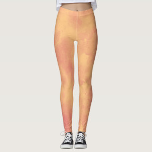 Leggings de Efeito de Nuvem do Sol Tropical