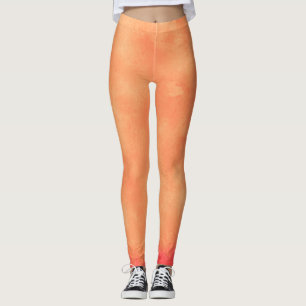 Leggings de efeito de nuvem tropical