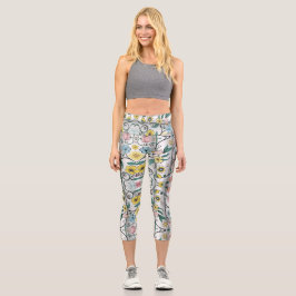Leggings de Elegância Floral1
