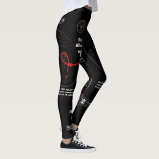 Leggings de emblema preto Inter Miami LAKED